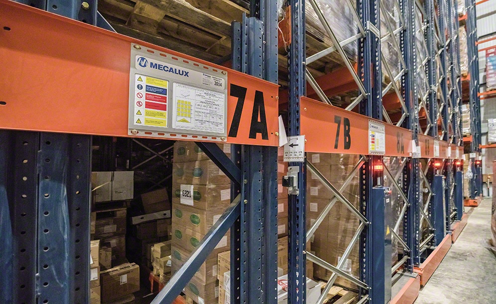The frozen storage warehouse of Benfood with efficient operations The frozen storage warehouse of Benfood with efficient operations