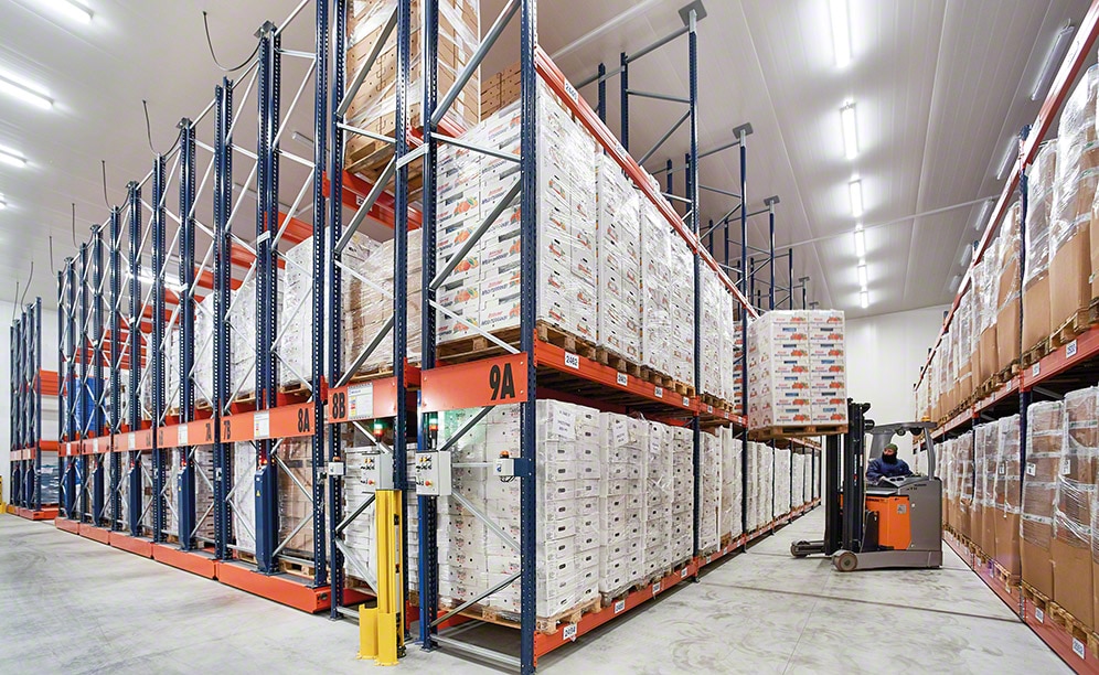 The efficiently run frozen storage warehouse of Comag The efficiently run frozen storage warehouse of Comag