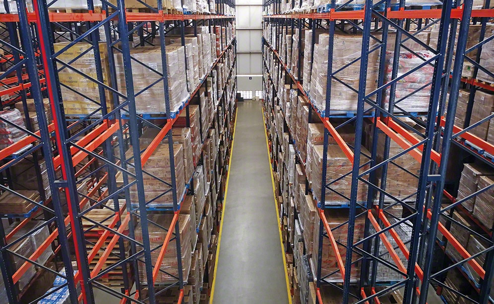 The Super Nosso online supermarket warehouse in Brazil