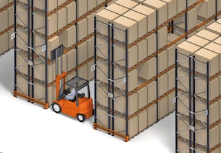 Earthquake-resistant warehouse racking in Italy for Bomi Group Earthquake-resistant warehouse racking in Italy for Bomi Group