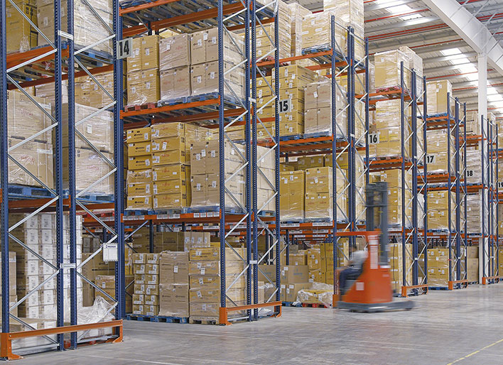 Pallet Shuttle and pallet racks for Eurofred