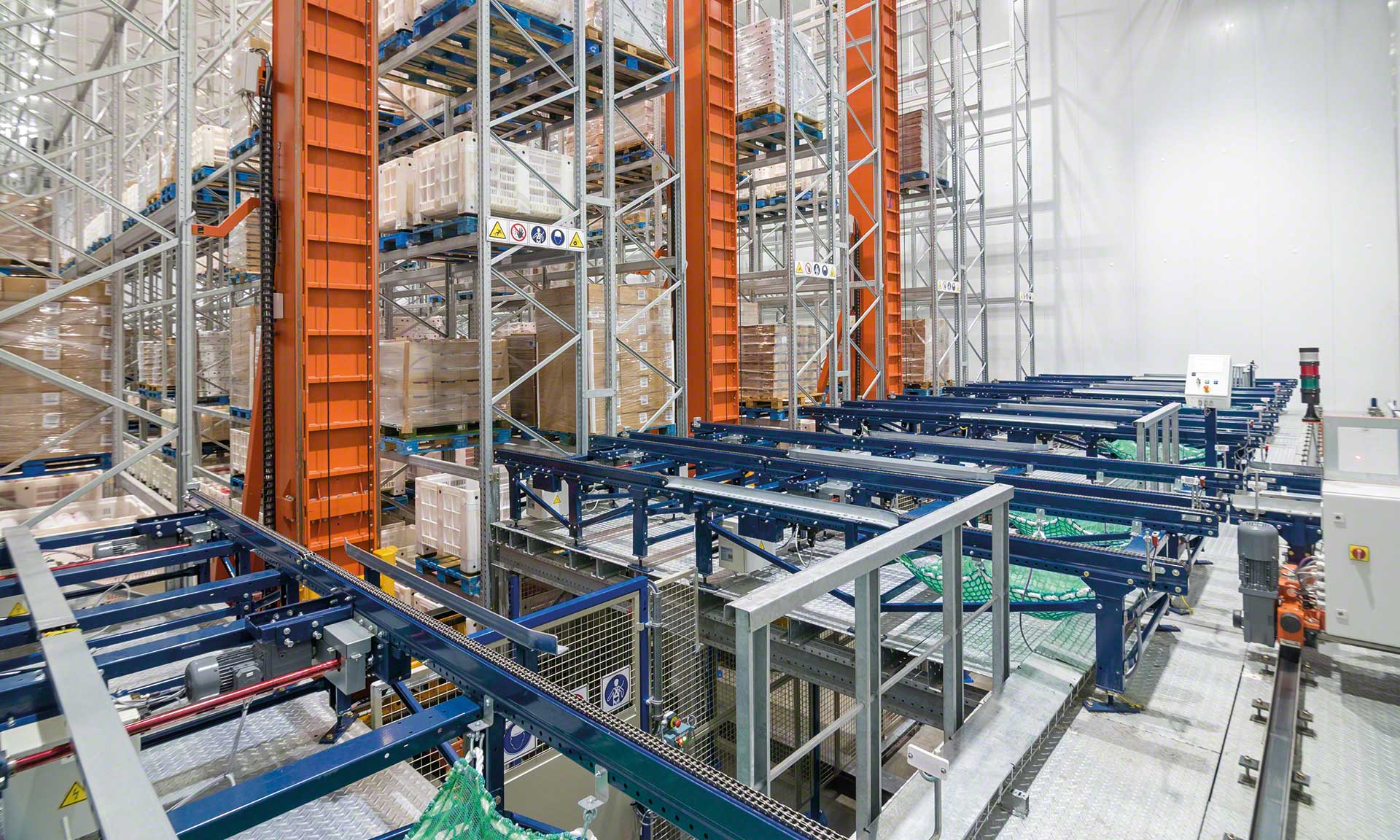 The efficient simplicity of a sub-zero automated warehouse The efficient simplicity of a sub-zero automated warehouse